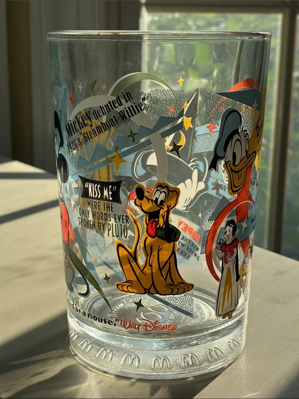VINTAGE Walt Disney’s 100 years of Magic Glasses from (USA and Spain)